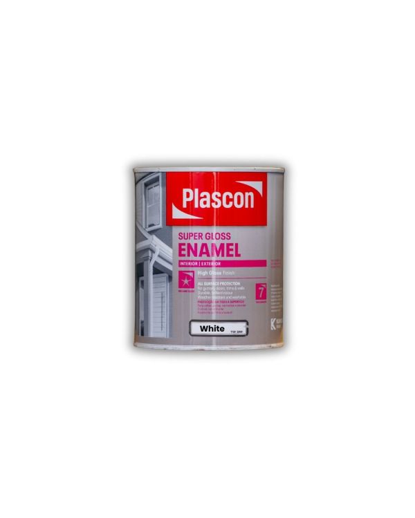 1Lt PLASCON GLOSS WHITE