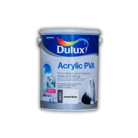 5Lt Dulux  PVA  PASTEL BASE