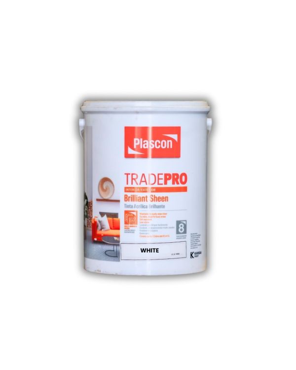 5Lt TradePro Brilliant Sheen WHITE