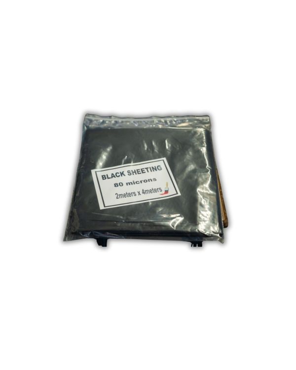 BLACK SHEETING 80mic  2m x 4m